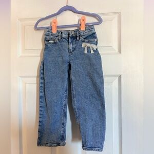 JCrew Crewcuts Light Blue Kids Jeans with Bow Detail